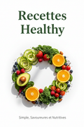Couverture ebook recettes healthy